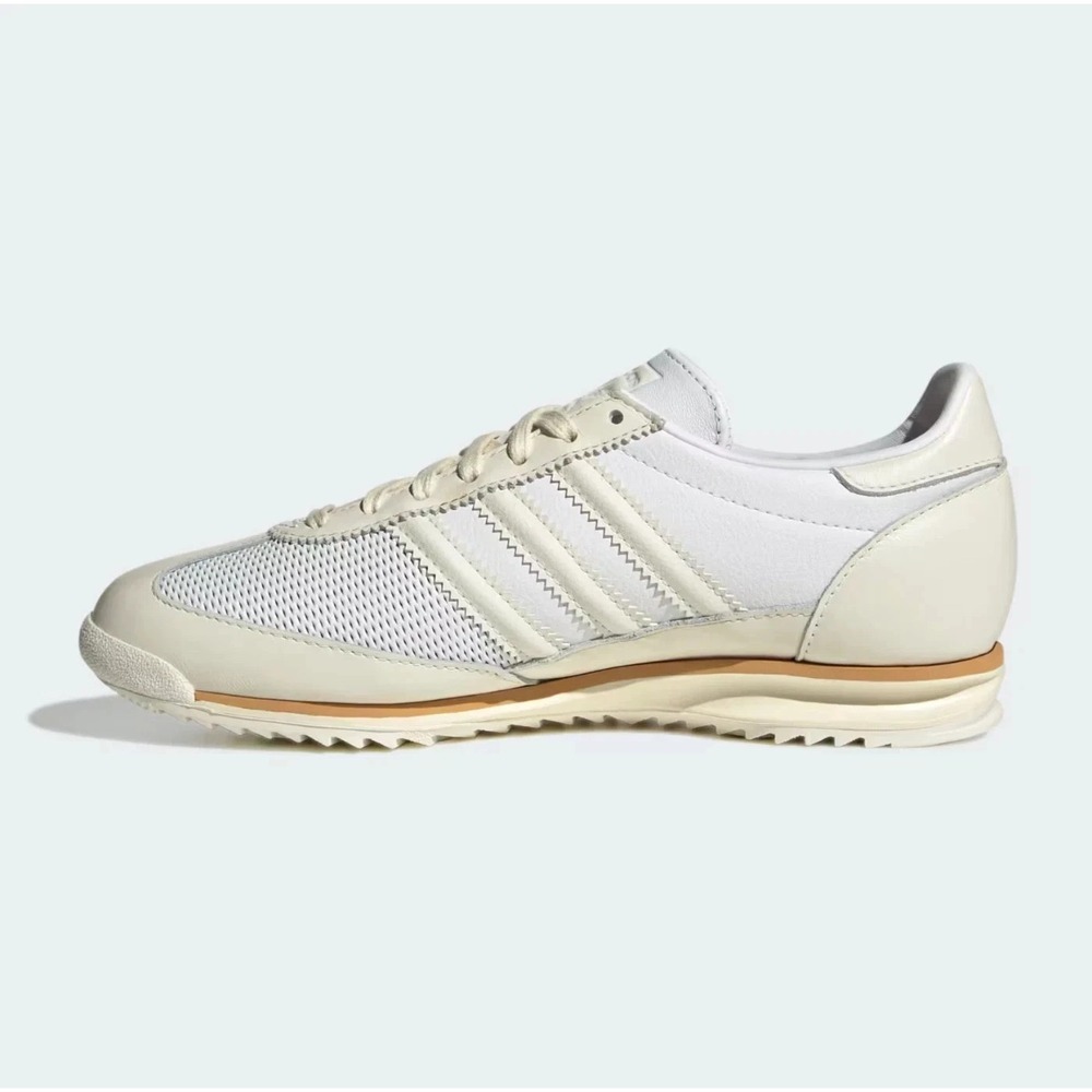 adidas Men’s White Cream Retro Sneakers - Picture 2 of 6